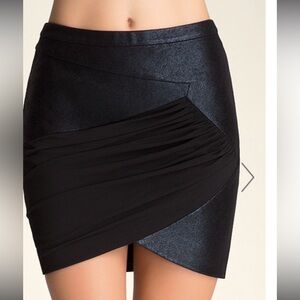 Bebe black mini skirt